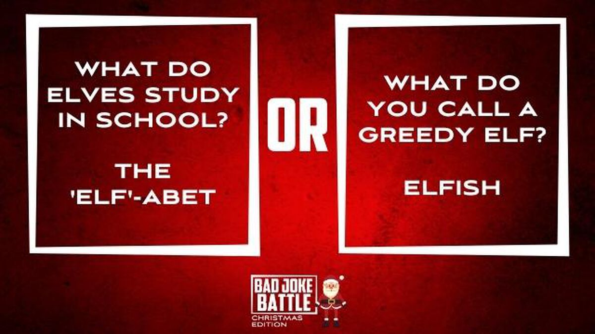 Bad Joke Battle Christmas Edition image number null